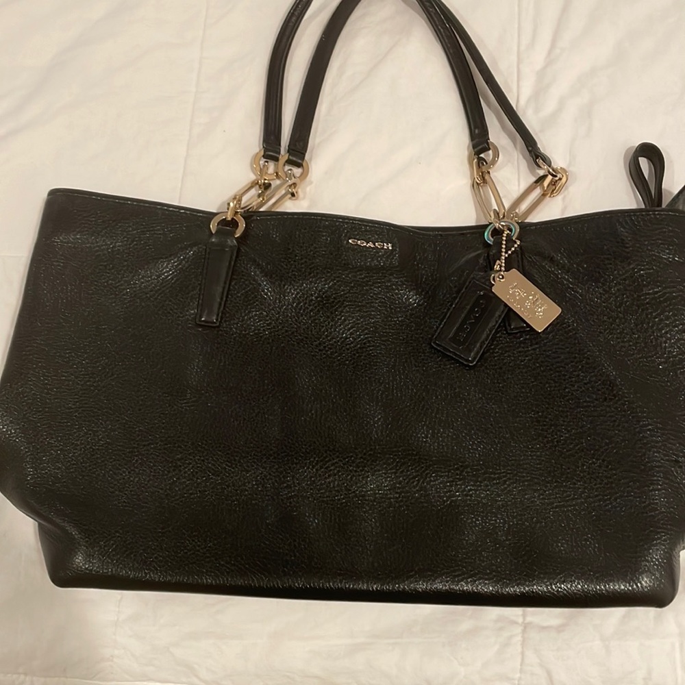 Coach tote bag 17’ L 10’ H